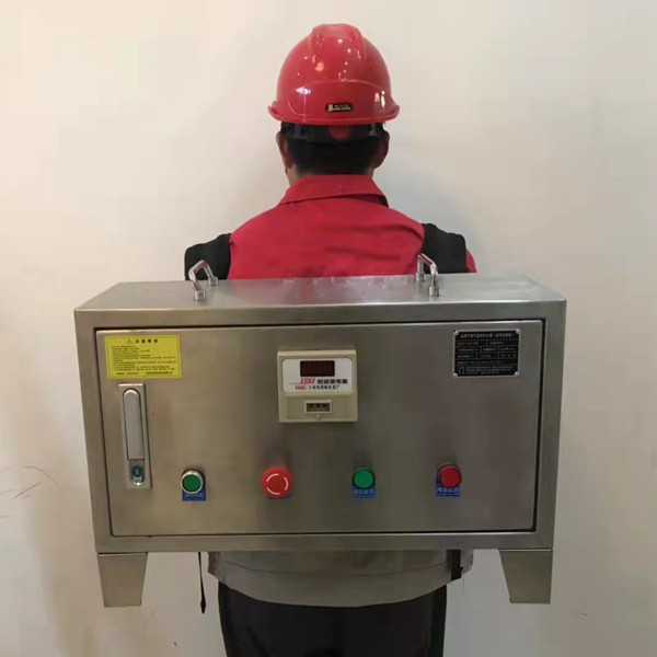 Mobile cleaning system for boiler