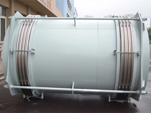 metallic expansion joint for flue gas duct