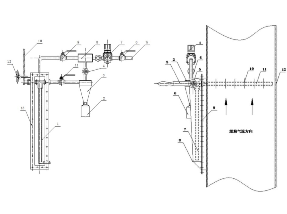 power plant pulverizing system sampler unit