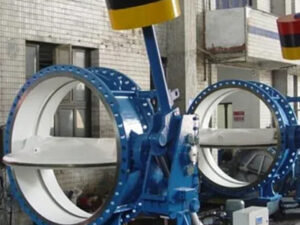 hydraulic operated butterfly valve
