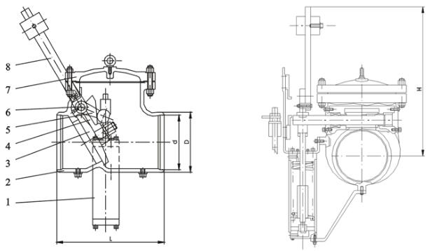 pressure seal check valve structure