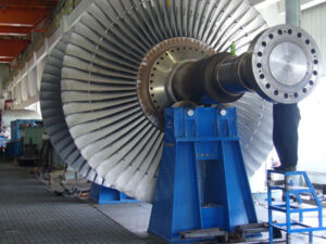 turbine rotor turning rolls