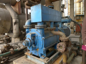 liquid ring vacuum pump in power plant
