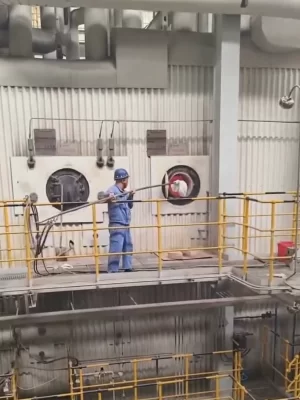 pressure wave cleaning system